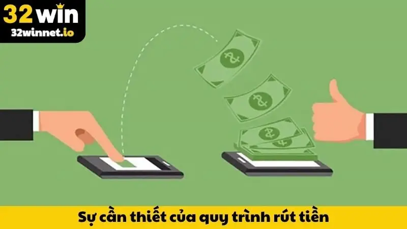 Sự cần thiết của quy trình rút tiền 32WIN hiệu quả